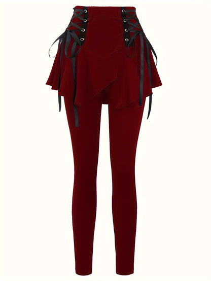 Tailored Development of Eyelet Webbing Strap Long Pants