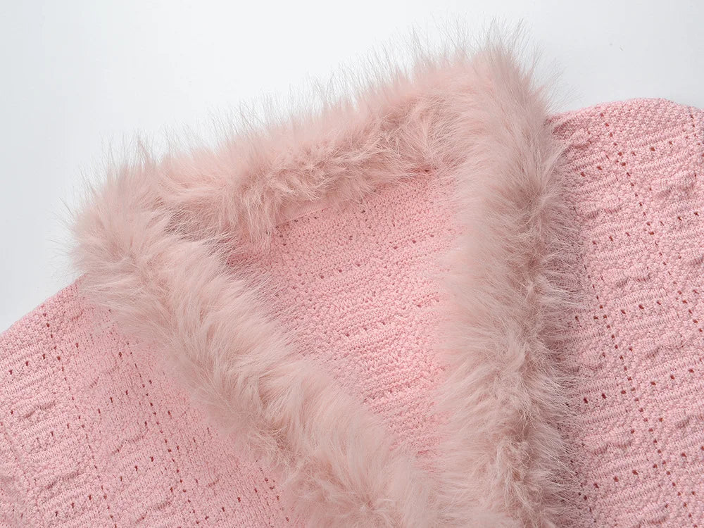 Mallory Faux Fur Matching Set