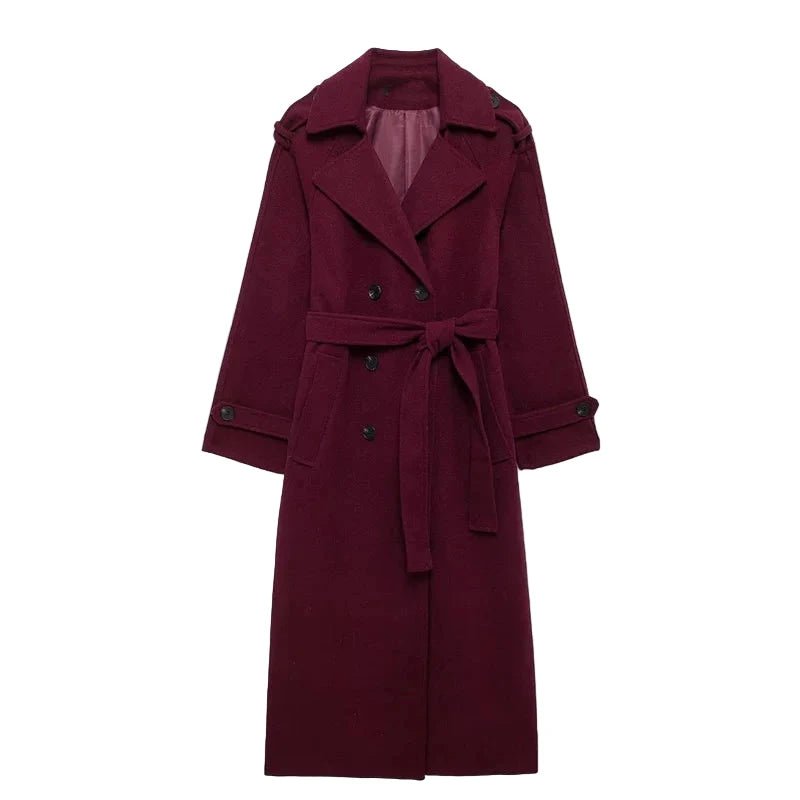 Abigail Trench Coat Coat by Magnolias Collection