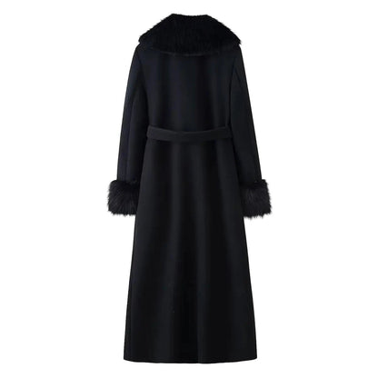 Adeline Luxe Fur Coat Coat by Magnolias Collection