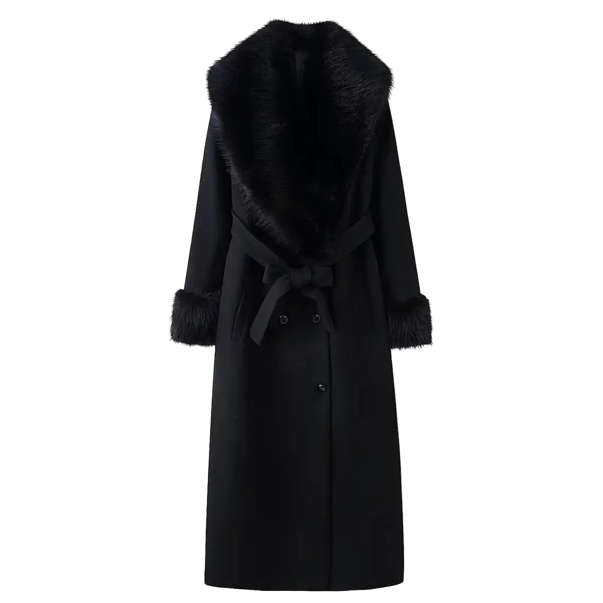 Adeline Luxe Fur Coat Coat by Magnolias Collection