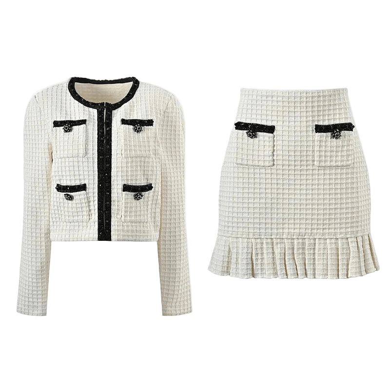 Betsy Matching Tweed Set Matching Set by Magnolias Collection