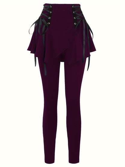 Tailored Development of Eyelet Webbing Strap Long Pants