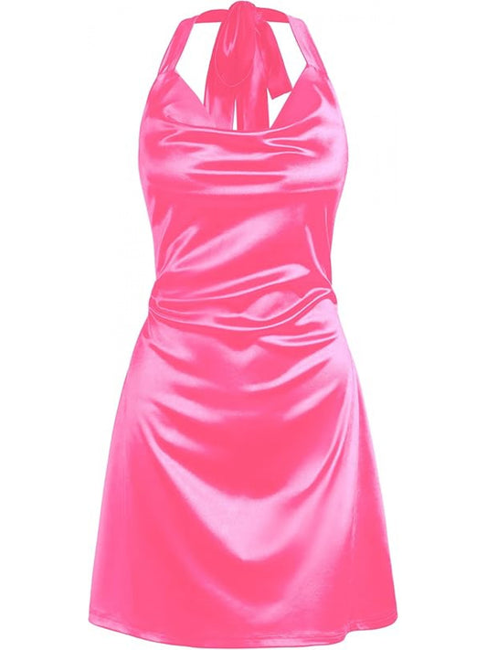 Willow Satin Mini Dress