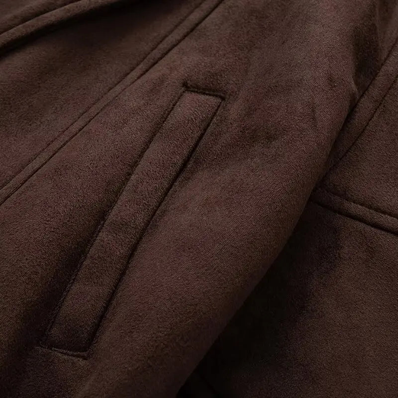 Margaux Belted Coat Coat by Magnolias Collection