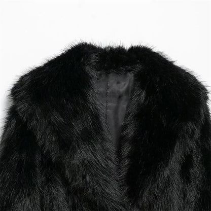 Sophie Faux Fur Coat Coat by Magnolias Collection